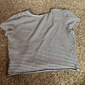 American Eagle Striped Crop top